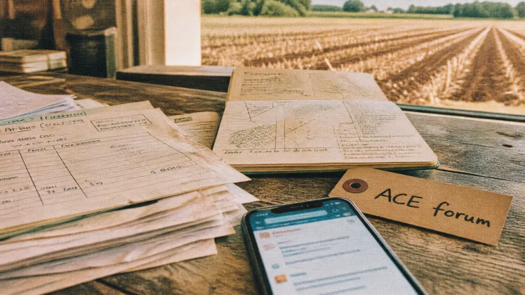 ACE forum agricole : agriculture convivialité environnement