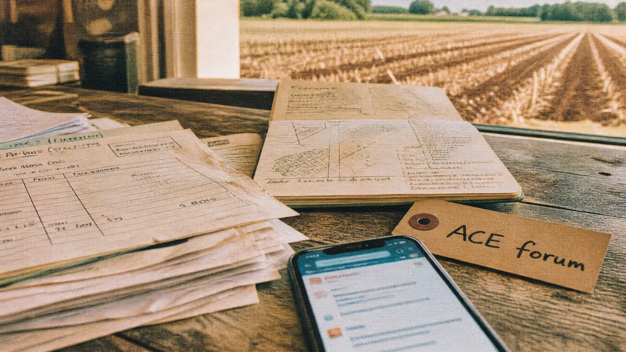 ACE forum agricole : agriculture convivialité environnement