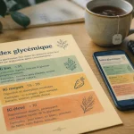 PDF à imprimer : tableau index glycémique des aliments