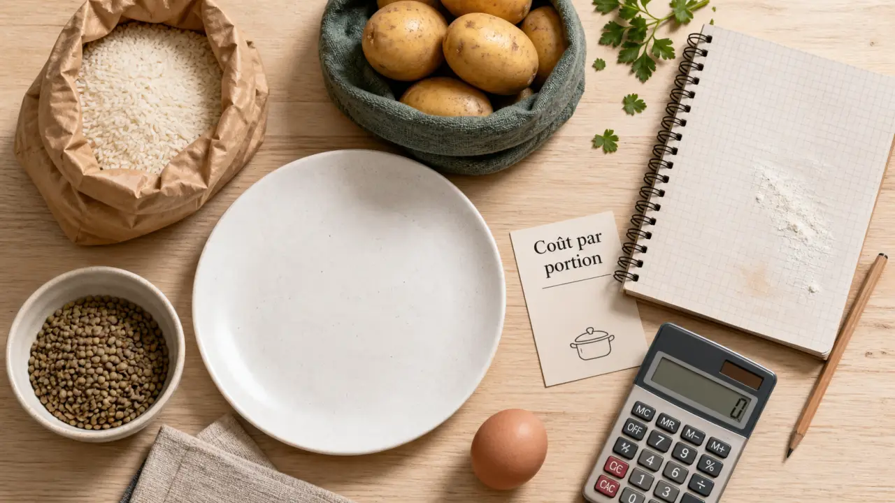 Manger pas cher : assiette à moins de 2 euros, lentilles et œuf