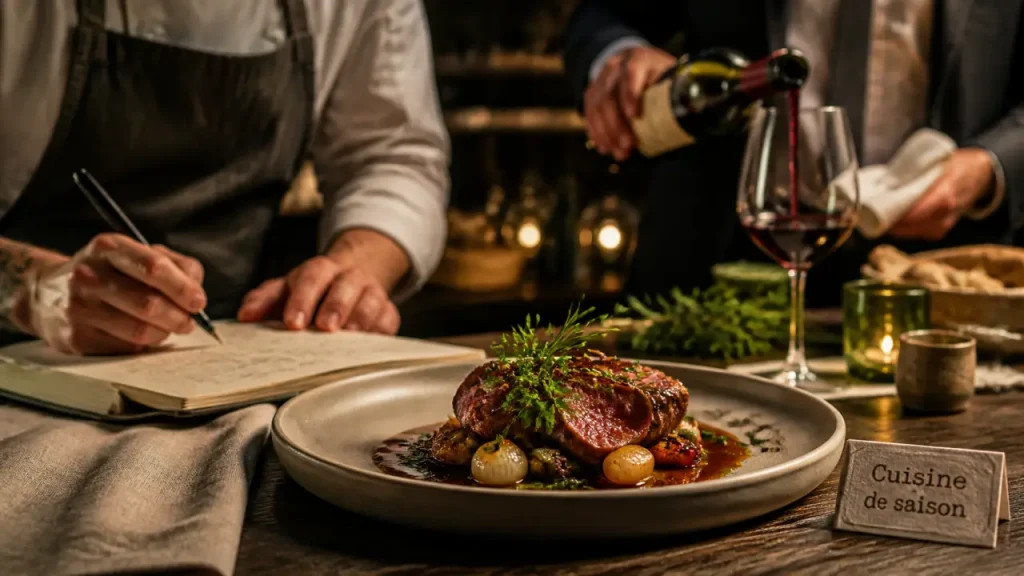 Restaurant gastronomique définition : cuisine raffinée et service précis en salle