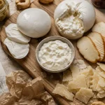 Épicerie fine italienne fromages professionnels : mozzarella, burrata, parmesan DOP