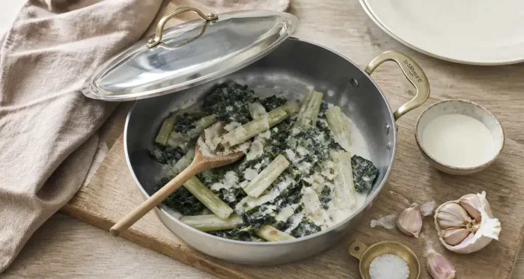 Recette cote de bettes filandreuses, technique de l’économe