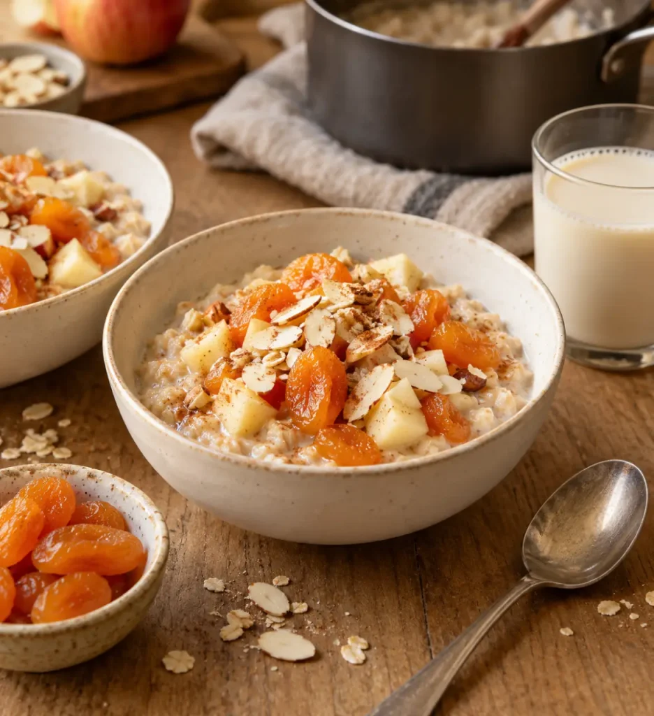 Fruits séchés : texture sans sucre, abricots et amandes