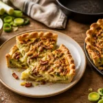 Lardons vegetarien fumés au soja, quiche végétale sans porc